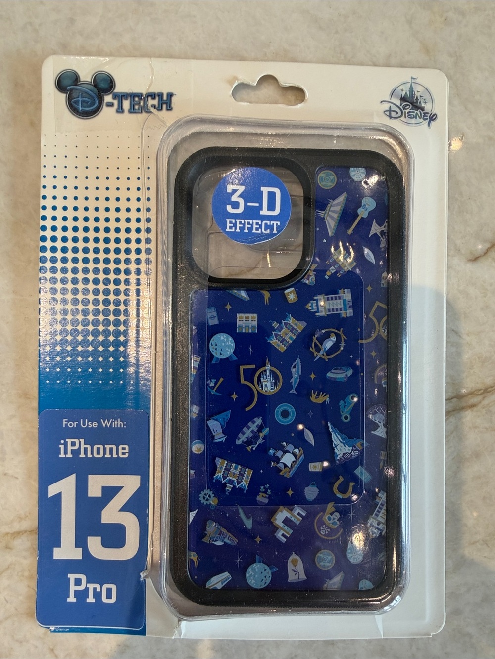 WDW 50th Anniversary Limited Release iPhone 13 Pro Case - Park Icons Design